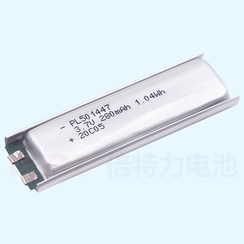 501447-280mAh煙霧桿聚合物鋰離子電池