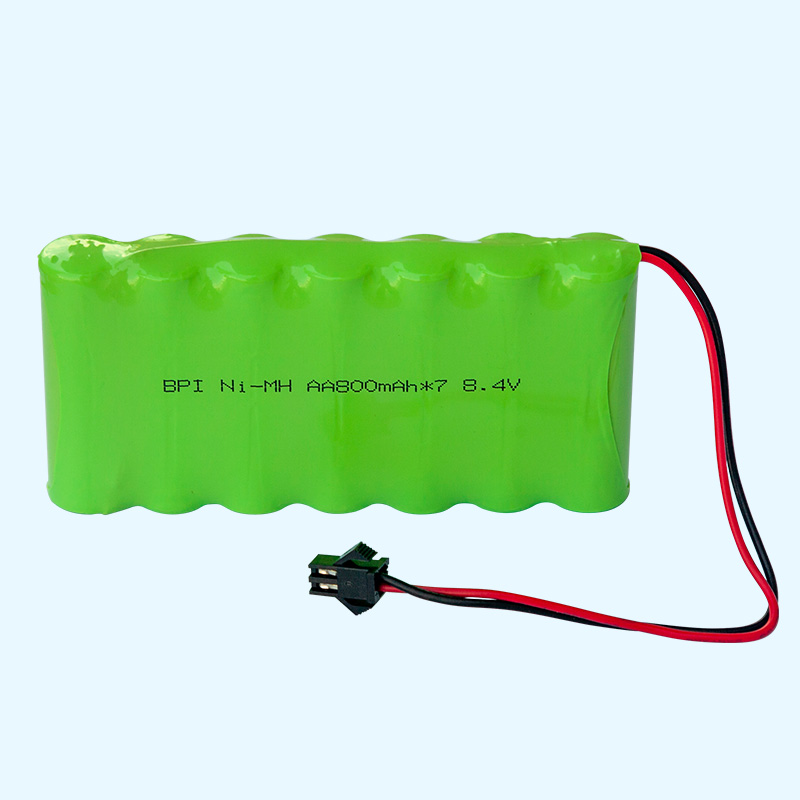 鎳氫8.4V 49AA800mAh*7玩具車充電電池組,安全,循環(huán)壽命長(zhǎng),低內(nèi)阻