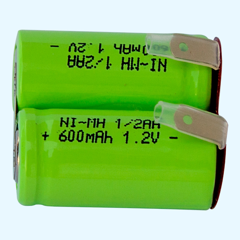 須刀充電電池，1/2AA600mAh*2鎳氫電池組,安全,循環(huán)壽命長,低內(nèi)阻,大電流,小體積